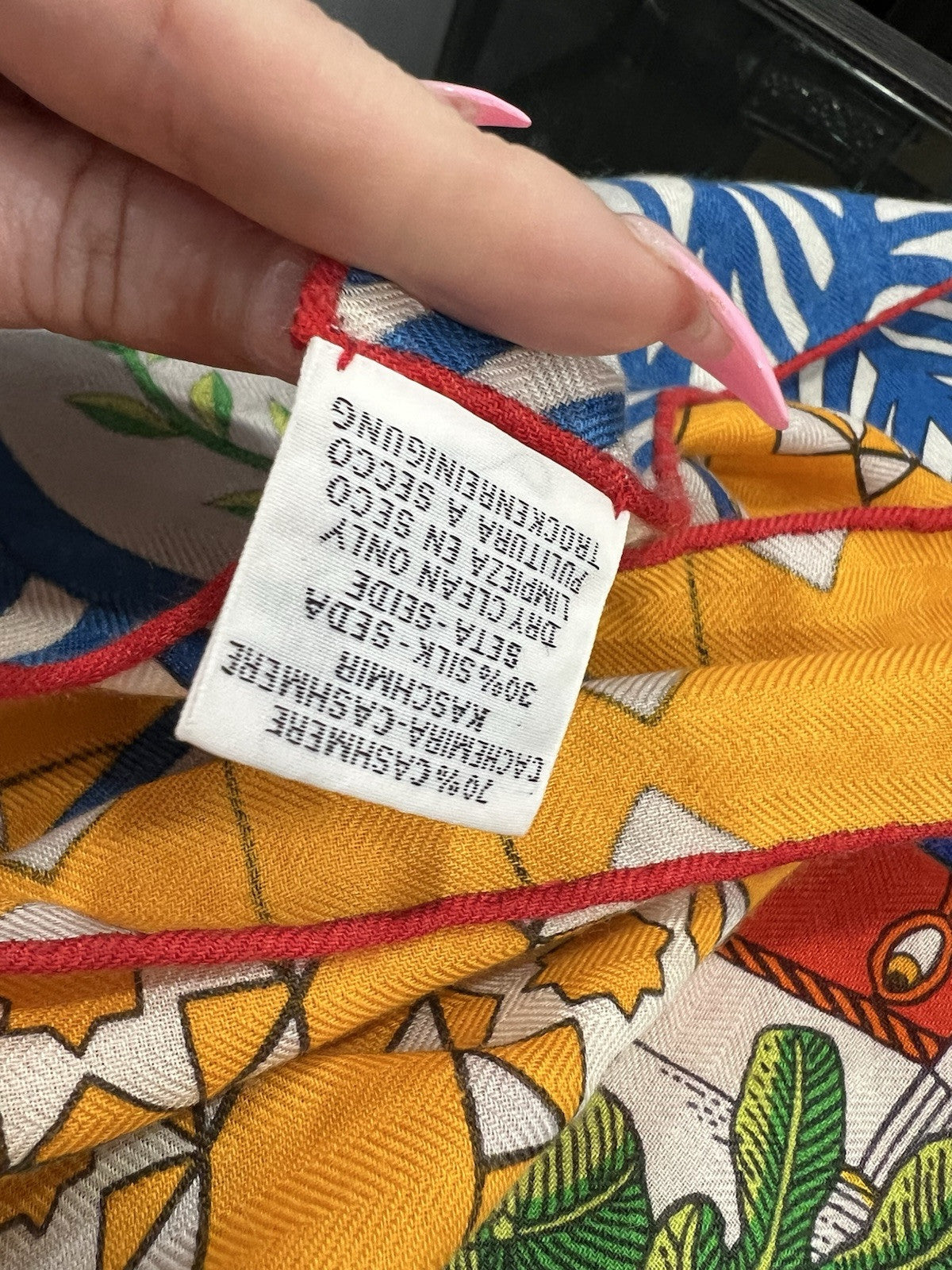 Hermes La Danse Des Amazones Cashmere Large Scarf 140cm