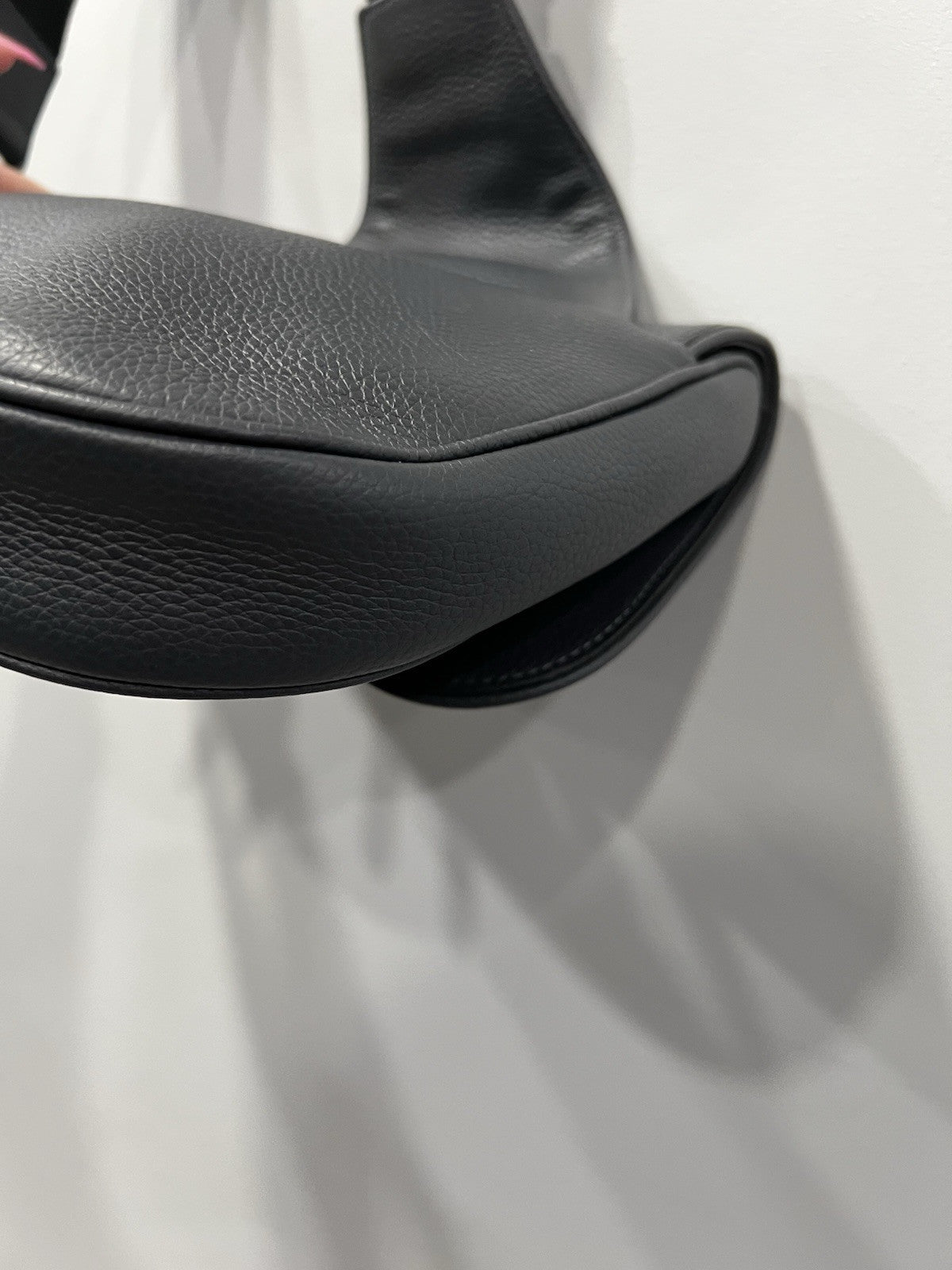 Christian Dior Men's Dark Grey/Black Atelier Saddle Bag Retail $3500